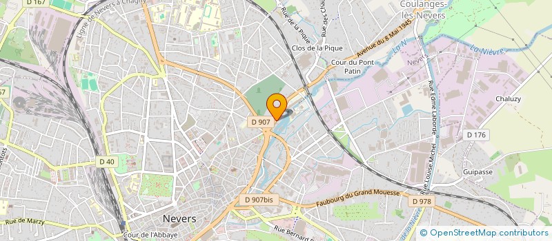 localisation de l'entreprise MONSIEUR LEONARD DA SILVA à NEVERS