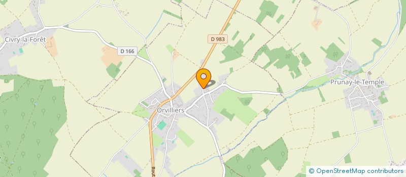 localisation de l'entreprise MONSIEUR LEONARD DEHAUDT  ORVILLIERS