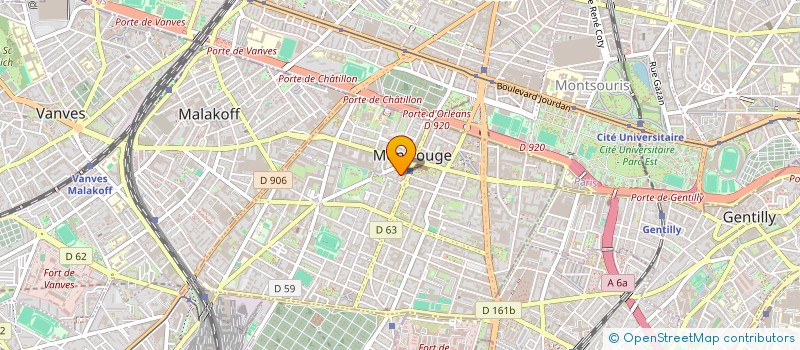 localisation de l'entreprise MONSIEUR LEONARD DEPOTTE  MONTROUGE