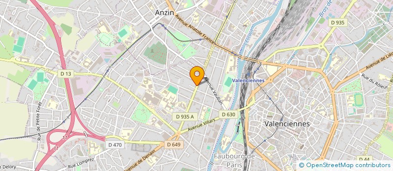 localisation de l'entreprise MONSIEUR LEONARD DRUON à VALENCIENNES