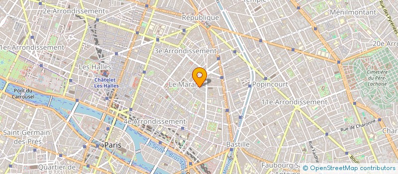 localisation de l'entreprise MONSIEUR LEONARD FOURNIER  PARIS