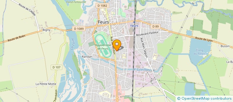 localisation de l'entreprise MONSIEUR LEONARD GIRARDIN  FEURS