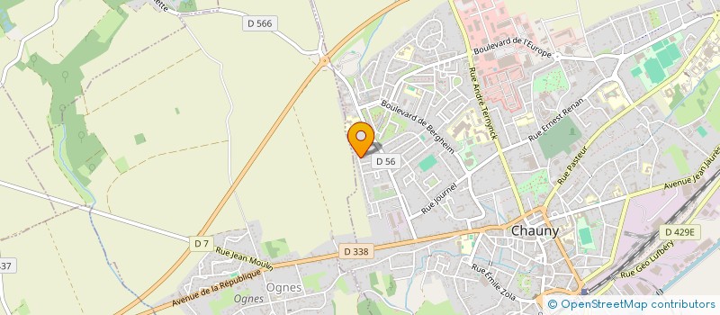 localisation de l'entreprise MONSIEUR LEONARD-IONUT STEFANA  CHAUNY