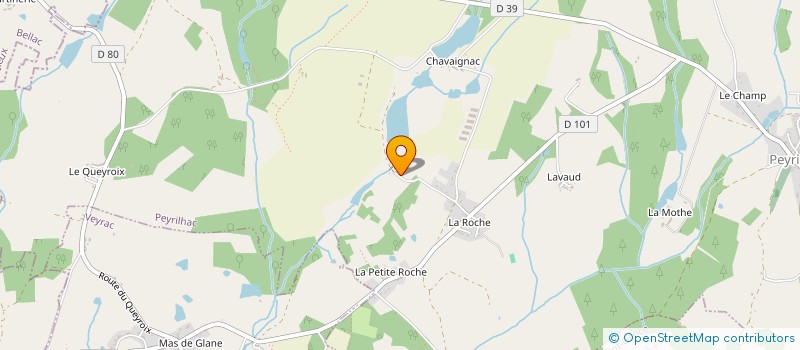 localisation de l'entreprise MONSIEUR LEONARD JAVELAUD  PEYRILHAC