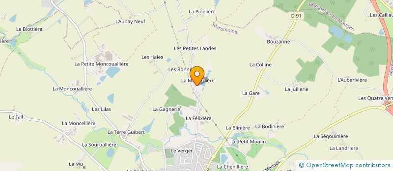 localisation de l'entreprise MONSIEUR LEONARD JOLIVET à SEVREMOINE