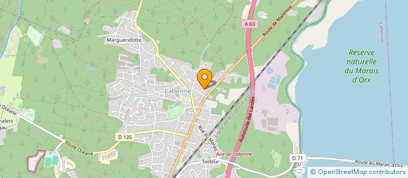 localisation de l'entreprise MONSIEUR LEONARD JONES  LABENNE