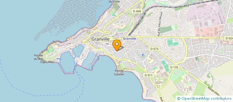 localisation de l'entreprise MONSIEUR LEONARD JUIN  GRANVILLE