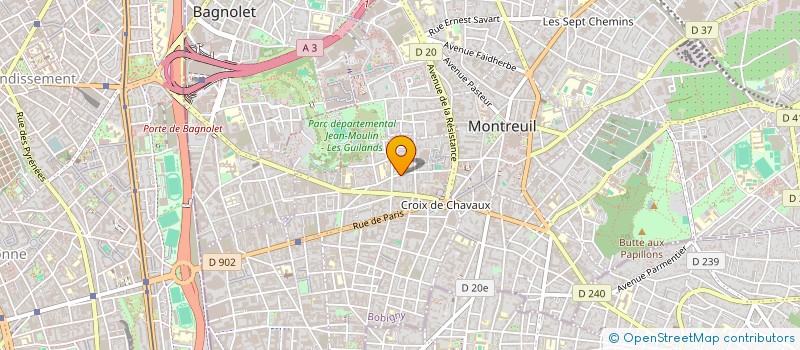 localisation de l'entreprise MONSIEUR LEONARD KACI à MONTREUIL
