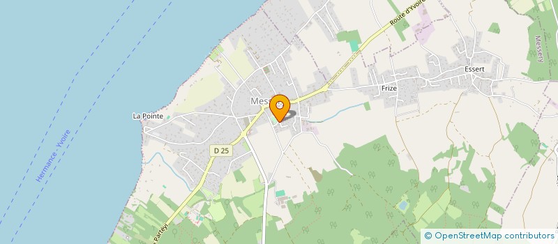 localisation de l'entreprise MONSIEUR LEONARD LANVERS  MESSERY