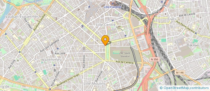 localisation de l'entreprise MONSIEUR LEONARD LEFRANC à LILLE