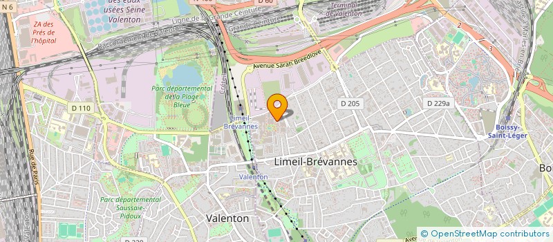 localisation de l'entreprise MONSIEUR LEONARD LEONARD TURLEA  LIMEIL-BREVANNES