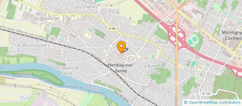 localisation de l'entreprise MONSIEUR LEONARD MAKELA LOUHANGOU  HERBLAY-SUR-SEINE