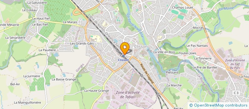 localisation de l'entreprise MONSIEUR LEONARD MARIN  CLISSON