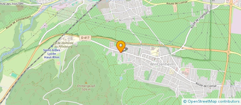 localisation de l'entreprise MONSIEUR LEONARD NEDELEC  WINTZENHEIM