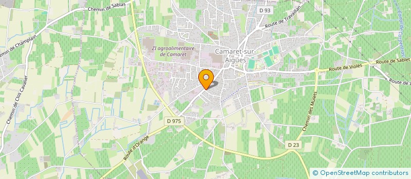 localisation de l'entreprise MONSIEUR LEONARD ORTI à CAMARET-SUR-AIGUES