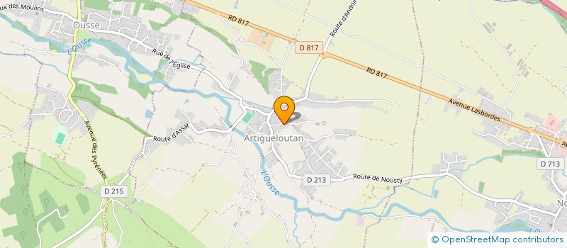 localisation de l'entreprise MONSIEUR LEONARD PILORGET  ARTIGUELOUTAN