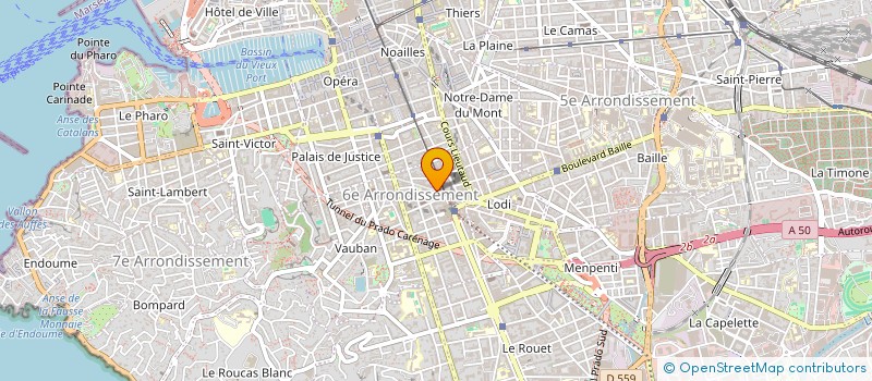 localisation de l'entreprise MONSIEUR LEONARD RACHEX à MARSEILLE