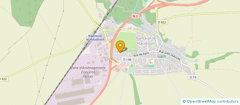 localisation de l'entreprise MONSIEUR LEONARD RENNA  NANTEUIL-LE-HAUDOUIN