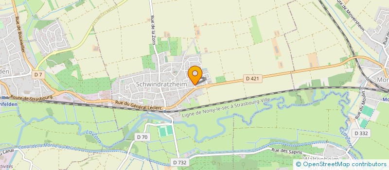 localisation de l'entreprise MONSIEUR LEONARD SCHMALTZ à WINGERSHEIM LES QUATRE BANS