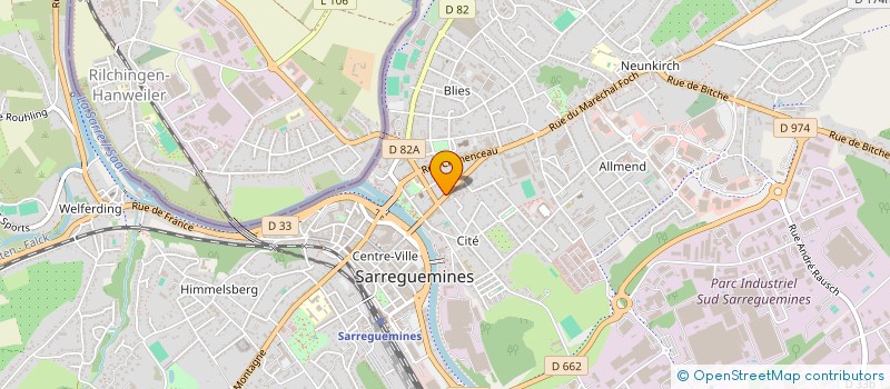 localisation de l'entreprise MONSIEUR LEONARD STANKOVIC  SARREGUEMINES