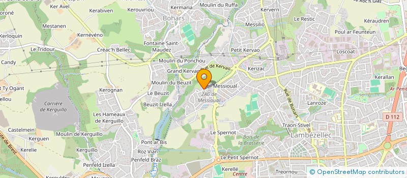 localisation de l'entreprise MONSIEUR LEONARD TOSKA  LANDERNEAU