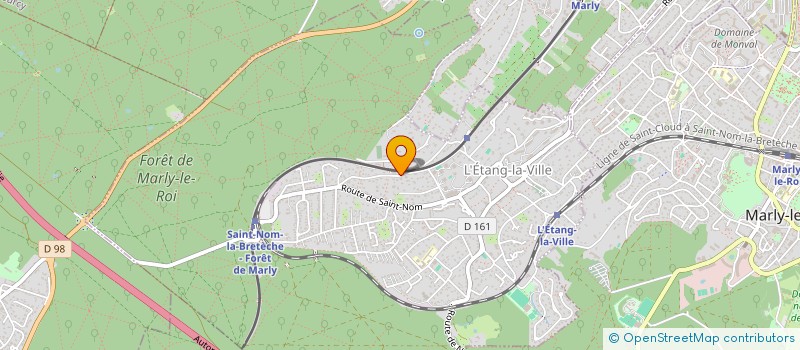 localisation de l'entreprise MONSIEUR LEONARD VIDET  L'ETANG-LA-VILLE