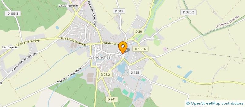 localisation de l'entreprise MONSIEUR LEONARD VULPE  SENONCHES