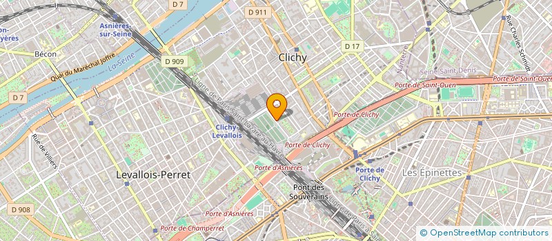 localisation de l'entreprise MONSIEUR LEONARDO CHIODI à CLICHY