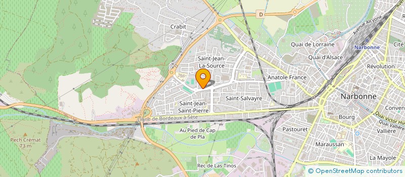 localisation de l'entreprise MONSIEUR LEONARDO DI TOMASO à NARBONNE