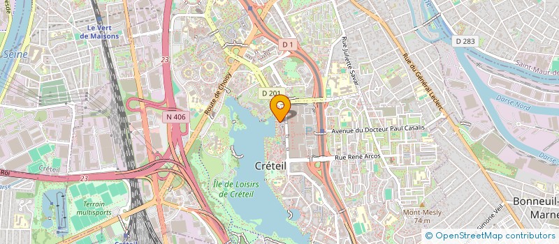 localisation de l'entreprise MONSIEUR LEONARDO DOS SANTOS BORGES  CRETEIL