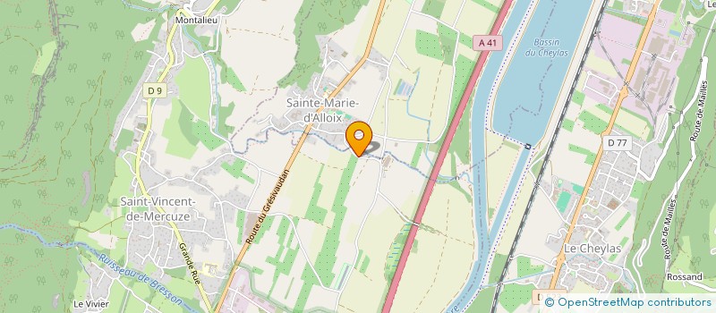 localisation de l'entreprise MONSIEUR LEONARDO DROGUETT FERNANDEZ  SAINT-VINCENT-DE-MERCUZE