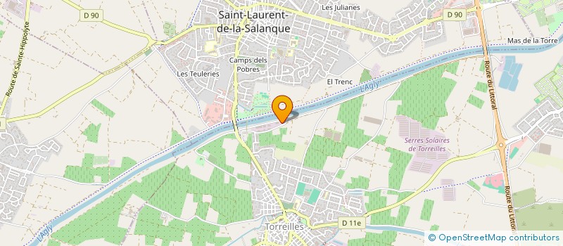 localisation de l'entreprise MONSIEUR LEONARDO GONCALVES ALEXANDRE  TORREILLES