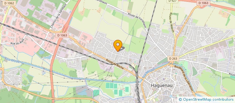 localisation de l'entreprise MONSIEUR LEONARDO LIUZZI  HAGUENAU