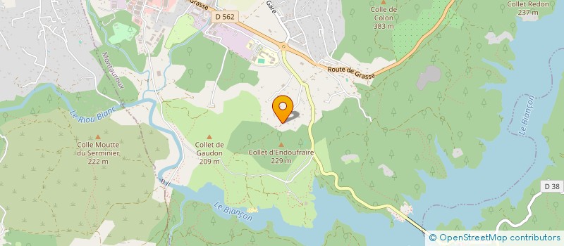 localisation de l'entreprise MONSIEUR LEONARDO MANDARADONI  MONTAUROUX