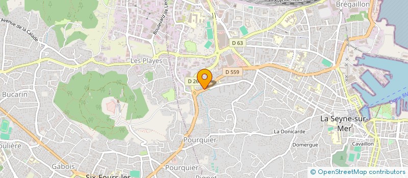 localisation de l'entreprise MONSIEUR LEONARDO MANNI  SANARY-SUR-MER