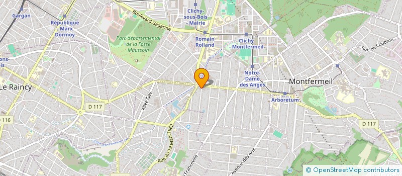 localisation de l'entreprise MONSIEUR LEONARDO MOUSSA NISSAN  MONTFERMEIL