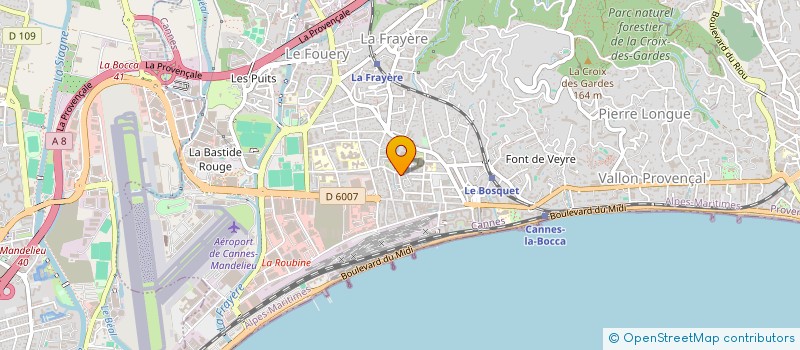 localisation de l'entreprise MONSIEUR LEONARDO PAGNI à CANNES