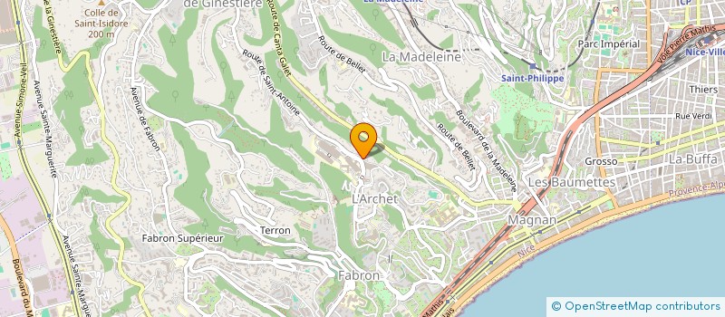 localisation de l'entreprise MONSIEUR LEONARDO PANINI à NICE
