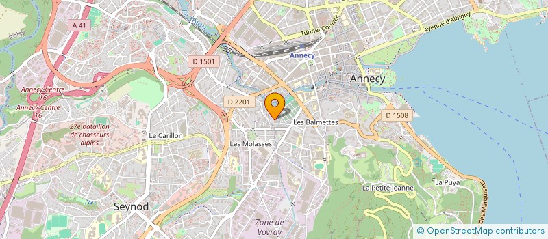 localisation de l'entreprise MONSIEUR LEONARDO PANZA  ANNECY