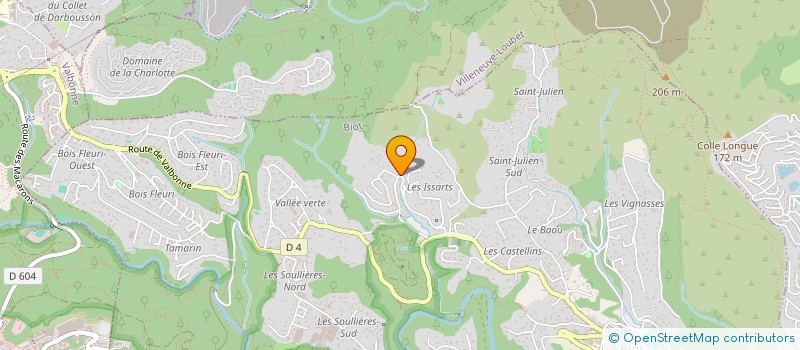 localisation de l'entreprise MONSIEUR LEONARDO PISANO  BIOT