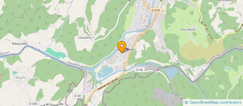 localisation de l'entreprise MONSIEUR LEONARDO RODRIGUES  BORT-LES-ORGUES