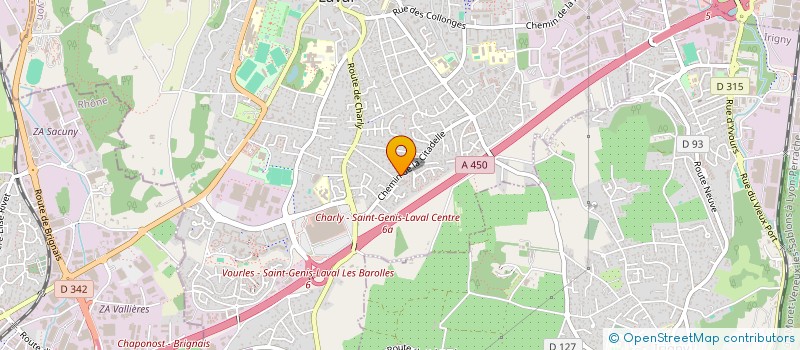 localisation de l'entreprise MONSIEUR LEONARDO RUSSO  SAINT-GENIS-LAVAL