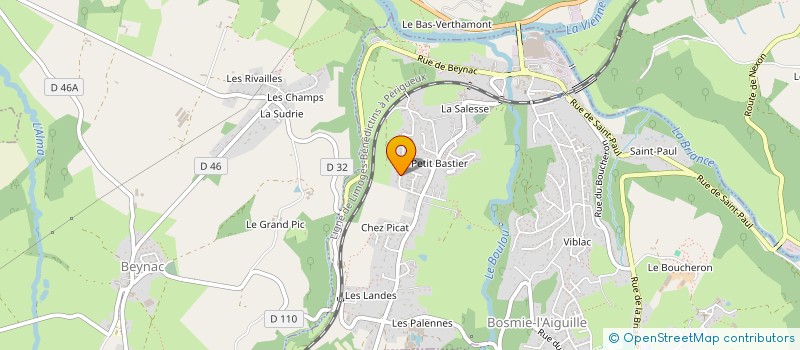 localisation de l'entreprise MONSIEUR LEONARDO SALJI  BOSMIE-L'AIGUILLE