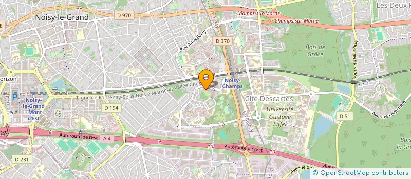 localisation de l'entreprise MONSIEUR LEONARDO SANTAMARIA BASTIDAS  NOISY-LE-GRAND