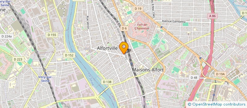 localisation de l'entreprise MONSIEUR LEONARDO SILVA SANTANA  ALFORTVILLE