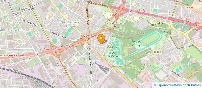 localisation de l'entreprise MONSIEUR LEONARDO STELLINO  VENISSIEUX