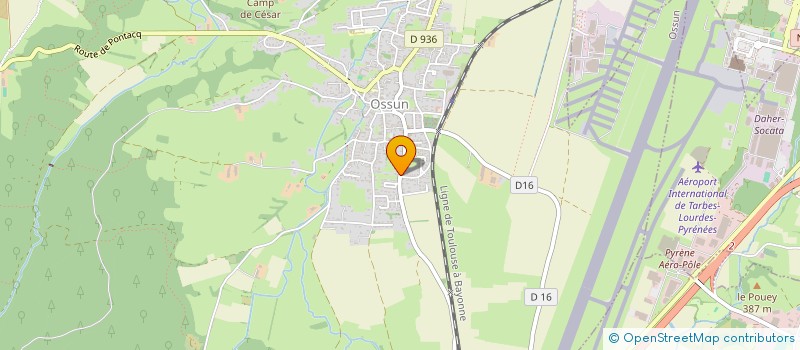 localisation de l'entreprise MONSIEUR LEONARDO TRUSCIGLIO  LAMARQUE-PONTACQ