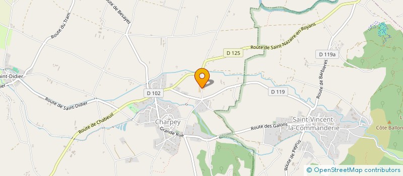 localisation de l'entreprise MONSIEUR LEONCE BLACHE  CHARPEY