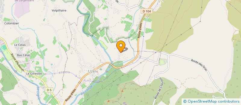 localisation de l'entreprise MONSIEUR LEONCE FABREGOULE  UZER