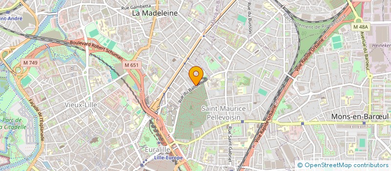 localisation de l'entreprise MONSIEUR LEONCE GEEREGAT à LA MADELEINE